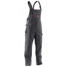 IDENTIQ Latzhose mix veredelt mit Logo KIA + Opel nebeneinander