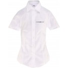 Olymp Bluse regular fit Modell 12 KA Uni veredelt mit Logo KIA + Opel untereinander Hemden